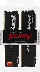 Память DDR5 2x16GB 6800MHz Kingston KF568C34BBEK2-32 Fury Beast RTL Gaming PC5-54400 CL34 DIMM 288-pin 1.4В kit dual rank с радиатором Ret