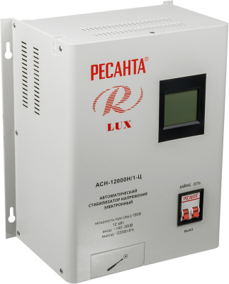 Стабилизатор напряжения Ресанта АСН-12000Н/1-Ц 12кВА однофазный серый (63/6/22)