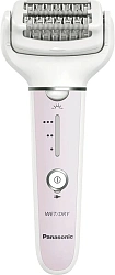 Эпилятор Panasonic ES-EY80-P520 скор.:3 насад.:5 от аккум. белый/розовый