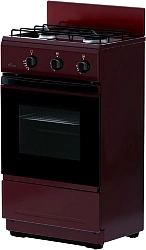 Плита Газовая Flama CG 3202 B коричневый (без крышки) реш.сталь