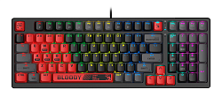 Клавиатура A4Tech Bloody S98 механическая красный USB for gamer LED (SPORTS RED) кабель 1.8м