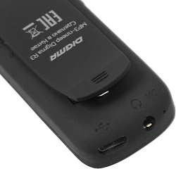 Плеер Flash Digma R3 8Gb черный/0.8"/FM/microSDHC/clip