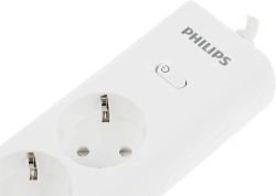 Сетевой фильтр Philips CHP2135WA/51 2м (3 розетки) белый (коробка)