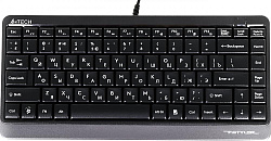 Клавиатура A4Tech Fstyler FK11 черный USB slim (FK11 USB (GREY)) кабель 1.5м