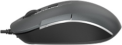Мышь A4Tech Fstyler FM26S серый/черный оптическая 1600dpi silent USB для ноутбука 4but (FM26S USB (SMOKY GREY))