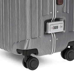 Чемодан Piquadro PQ LM (BV4428PQLM/NCU) 51x75x28см 89л. 5.59кг. поликарбонат/натур.кожа темно-серый