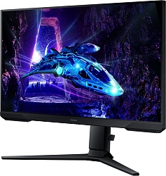 Монитор Samsung 24" Odyssey G3 LS24DG300EUXEN черный VA LED 16:9 HDMI матовая HAS Piv 250cd 178гр/178гр 1920x1080 180Hz FreeSync DP FHD 3.9кг