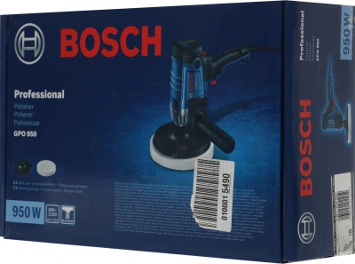 Угловая полировальная машина Bosch GPO 950 950Вт D180мм (06013A2020)