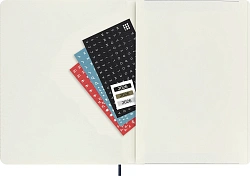 Еженедельник Moleskine CLASSIC SOFT WKNT XL 190х250мм 144стр. мягкая обложка синий сапфир
