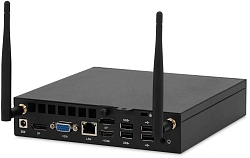 Неттоп IRU 310H6ITF i3 12100 (3.3) 8Gb SSD256Gb UHDG 730 Windows 11 Pro GbitEth WiFi BT 90W черный (2031363)