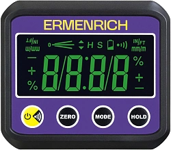 Уровень Ermenrich Verk LQ40 цифровой магнит. литой фиолетовый/черный (85693)