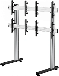Стойка для телевизора Cactus CS-FS-TV4-PRO черный 45"-55" макс.50кг напольный мобильный