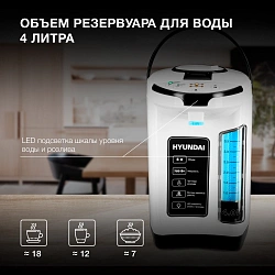 Термопот Hyundai HYTP-4840 4л. 750Вт белый/черный