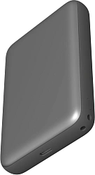 Мобильный аккумулятор Magssory PBN013m 10000mAh QC/PD 15W 3A USB-C беспров.зар. серый