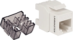 Модуль Hyperline LAN-OK45U6/180N-WH информ. KeystoneRJ45 кат.6 UTP бел.