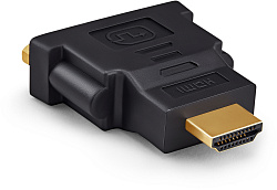 Переходник Buro DVI-I(f) HDMI (m) (HDMI-19M-DVI-I(F)-ADPT) черный