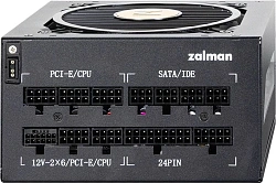Блок питания Zalman ATX 850W ZM850-TMX2 VIEW Gen.5 80+ gold 24pin APFC 120mm fan color 12xSATA Cab Manag RTL