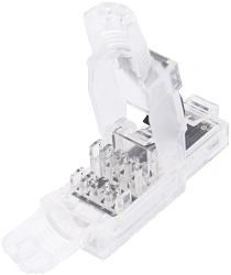 Коннектор Rexant (02-0281) кат.6 RJ45 прозрачный