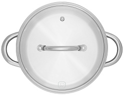 Кастрюля Rondell Point RDS-1311 2.8л. d=20см (с крышкой) стальной