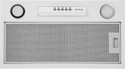 Вытяжка встраиваемая Korting KHI 6530 W белый управление: кнопочное (1 мотор)