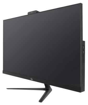 Моноблок IRU Агат 313 27" QHD i3 10105 (3.7) 8Gb SSD256Gb UHDG 630 FreeDOS GbitEth WiFi BT Cam черный 2560x1440
