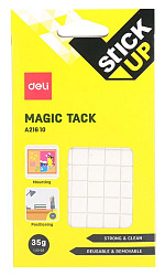 Пластины клеевые Deli EA21610 35гр корп.желтый блистер Stick UP
