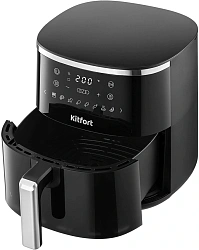 Аэрогриль Kitfort КТ-8160 4.2л 1500Вт черный/серебристый