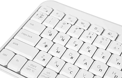 Клавиатура Logitech K251 белый беспроводная BT Multimedia (920-013364)