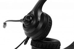 Наушники с микрофоном A4Tech HS-8i черный 1.8м накладные оголовье