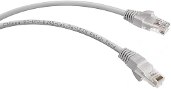 Патч-корд Cabeus PC-UTP-RJ45-CAT.5E-0.5M-LSZH U/UTP RJ-45 вил.-вилка RJ-45 кат.5E 0.5м серый LSZH