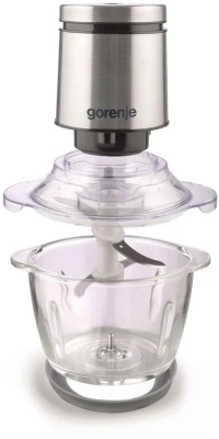 Измельчитель электрический Gorenje S450XE 1.2л. 450Вт серебристый/черный