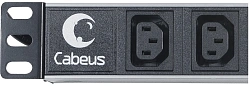 Блок распределения питания Cabeus PDU-8I-2IEC гор.размещ. 8xC13 10A IEC-320-C14 2м