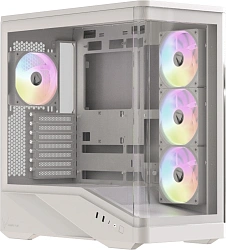 Корпус Formula Crystal U9 PA белый без БП ATX 9x120mm 3x140mm 2xUSB3.0 audio bott PSU