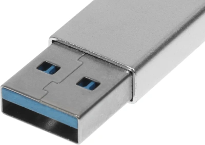 Адаптер Buro BU-USB3-Am-Cf ver3.0 USB A(m) USB Type-C (f) серебристый (пакет)