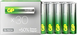 Батарея GP Super Alkaline 24AA21-2CRSWC30 AAA (30шт) спайка