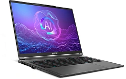 Ноутбук MSI Creator A16 AI+ A3HVGG-268RU Ryzen AI 9 365 32Gb SSD1Tb NVIDIA GeForce RTX4070 8Gb 16" IPS QHD+ (2560x1600) Windows 11 Home grey WiFi BT Cam (9S7-15FK14-268)