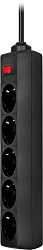 Сетевой фильтр Defender ES 5м (5 розеток) черный (коробка)