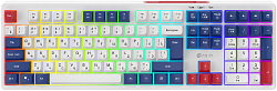Клавиатура Оклик 725G белый/красный USB Multimedia for gamer LED (2070294) кабель 1.8м
