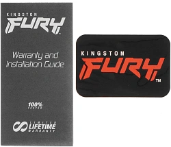 Память DDR5 8GB 6000MHz Kingston KF560C36BBE-8 Fury Beast Black Expo RTL Gaming PC5-48000 CL36 DIMM 288-pin 1.35В single rank с радиатором Ret