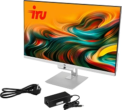 Моноблок IRU Planio 235 23.8" Full HD Ryzen 5 3500U (2.1) 16Gb SSD512Gb Vega 8 Windows 11 Pro WiFi BT 120W Cam серебристый 1920x1080 (RUS)