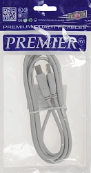 Кабель Premier 5-910 USB A(m) USB B(m) 1.8м (5-910 1.8) серый