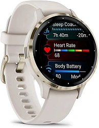 Смарт-часы Garmin Venu 3s 1.1" AMOLED корп.бежевый рем.бежевый (010-02785-04)