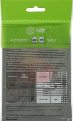 Фотобумага Cactus CS-GA618050ED A6/180г/м2/50л./белый глянцевое для струйной печати