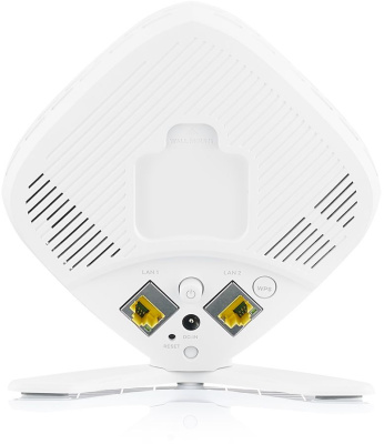 Повторитель беспроводного сигнала Zyxel WX3100-T0 (WX3100-T0-EU01V2F) AX1800 10/100/1000BASE-TX белый