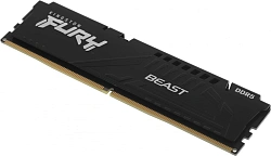 Память DDR5 16GB 6000MHz Kingston KF560C30BBE-16 Fury Beast Black Expo RTL Gaming PC5-48000 CL30 DIMM 288-pin 1.4В kit single rank с радиатором Ret