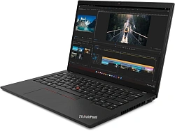 Ноутбук Lenovo ThinkPad T14 G4 Core i7 1355U 16Gb SSD512Gb Intel Iris Xe graphics 14" IPS WUXGA (1920x1200) без ОС black WiFi BT Cam (21HESGC300)