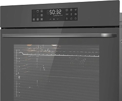 Духовой шкаф Электрический Maunfeld EOEH7614DGR темно-серый