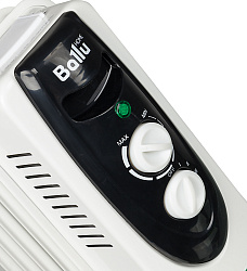 Радиатор масляный Ballu Classic BOH/CL-05WRN 1000Вт белый/черный