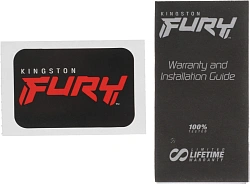 Память DDR5 16GB 6800MHz Kingston KF568C34BBA-16 Fury Beast RGB RTL Gaming PC5-54400 CL34 DIMM 288-pin 1.4В kit single rank с радиатором Ret