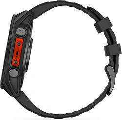 Смарт-часы Garmin Fenix 8 47мм 1.4" AMOLED корп.серый рем.черный разм.брасл.:125-208мм (010-02904-00)